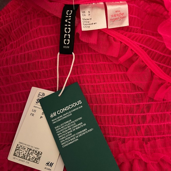 H&M “To All The Boys I’ve Loved Before” Mesh Dress. Size S. NWT. - Picture 4 of 4